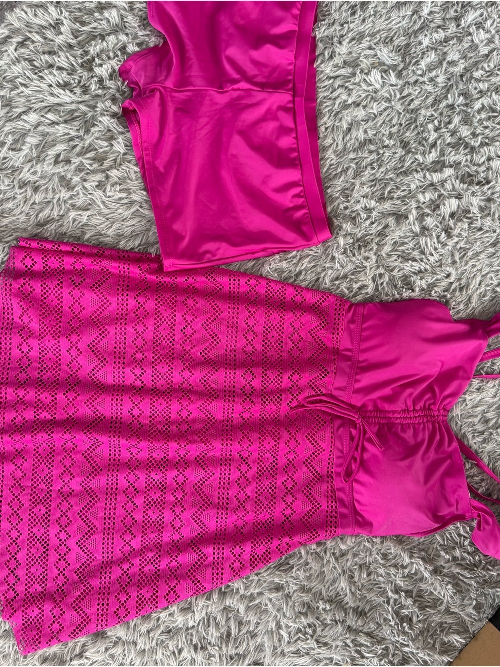 Women’s Fuchsia Swim Cover-Up Dress